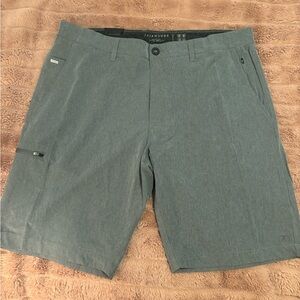7 Diamonds Gray Flat Front Shorts
